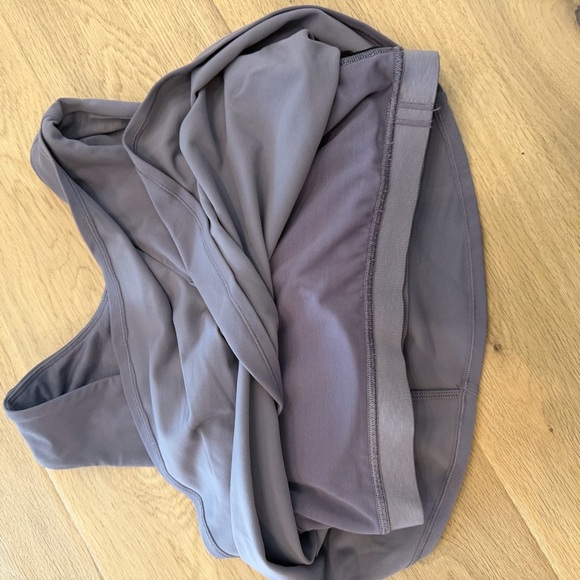 Lululemon Athletica Purple Tank Top with Built-In Shelf Bra – Size 8 - Picture 4 of 7